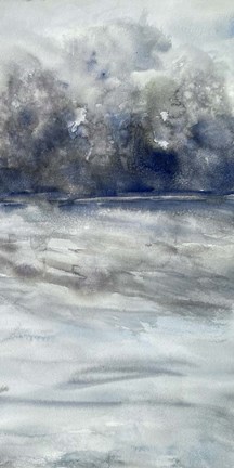 Framed Restless Beaches 1 Print