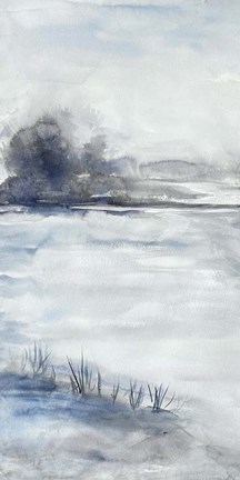 Framed Restless Beaches 2 Print