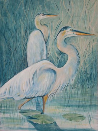 Framed Birds 1 Print