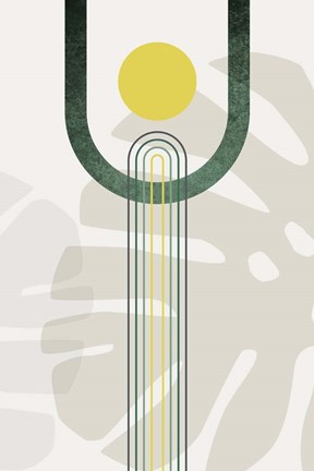 Framed Mid Century Modern Sky 2 Print