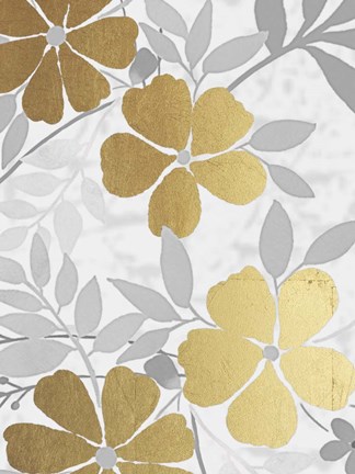 Framed Golden Nature 3 Print