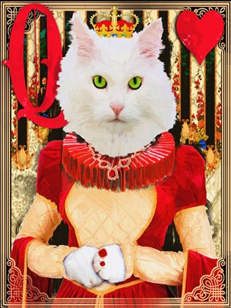 Framed Queen of Hearts Print