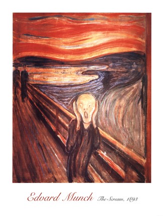 Framed Scream, c.1893 Print