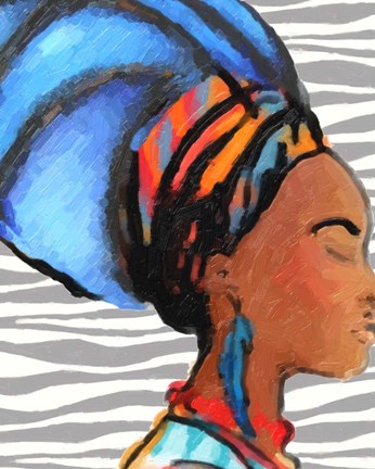 Framed Ebony Princess 2 Print