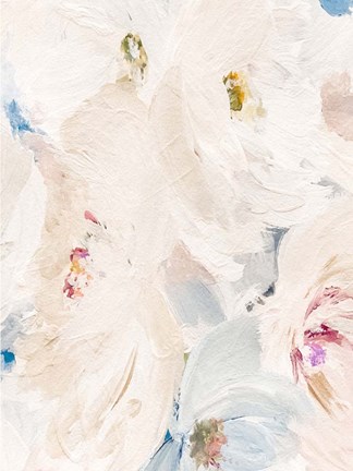 Framed Peonies In Bloom Print