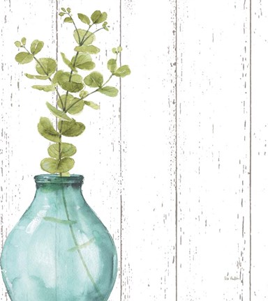 Framed Mixed Greens LXXXV Shiplap v3 Print