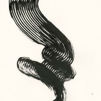 Framed Brushed III Print