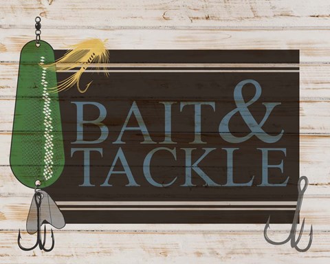 Framed Bait and Tackle Print