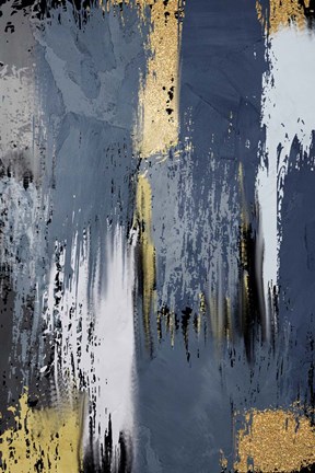 Framed Painted Strokes 2 V2 Print