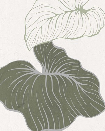 Framed Serenity Palm 2 Print