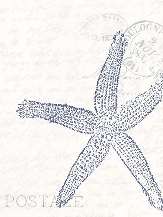 Framed Seaside Card 4 Print