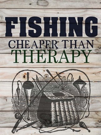 Framed Fishing Print