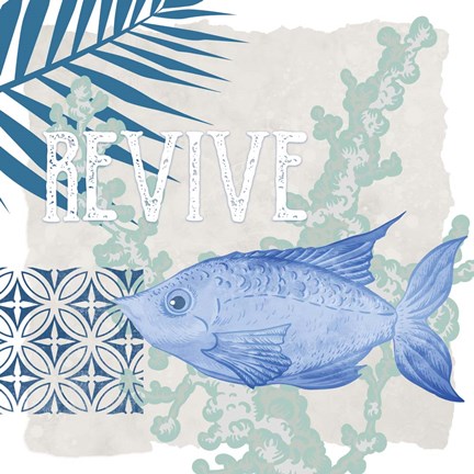 Framed Under the Sea 2 Print