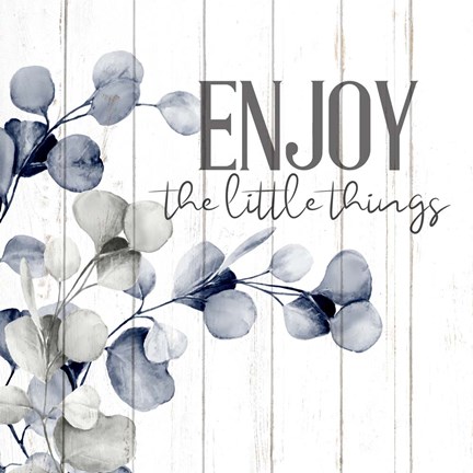 Framed Enjoy and Live 1 Print