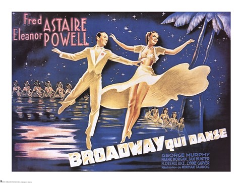Framed Broadway - Qui Danse Print