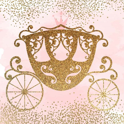 Framed Little Princess Pink 3. Print