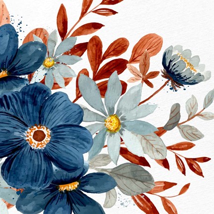 Framed Wildflower View 1 Print