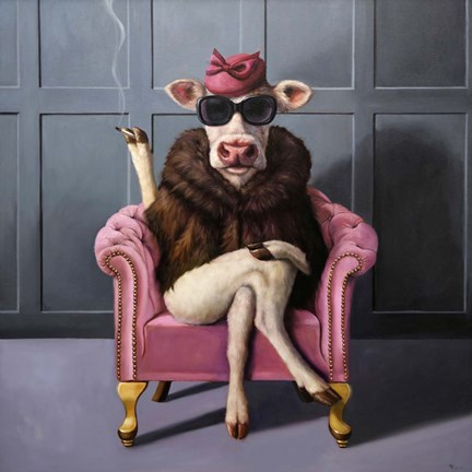 Framed Udder In Law Print