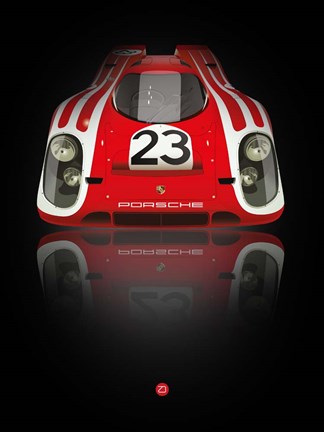 Framed 1970 Porsche 917 Print