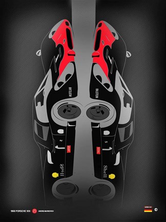 Framed 1968 Porsche 908 II Print