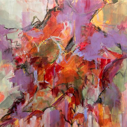 Framed Fall Forest Symphony Print