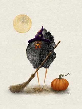 Framed Banshee Hen Print