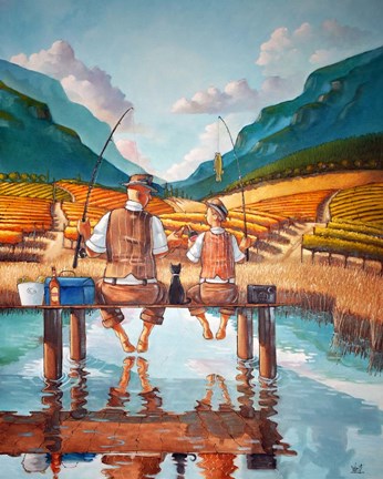 Framed First Catch Print