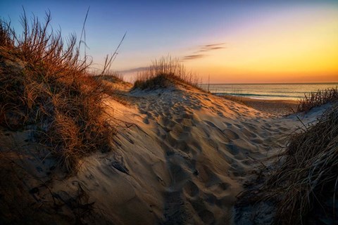 Framed Dawn in the Outer Banks Print