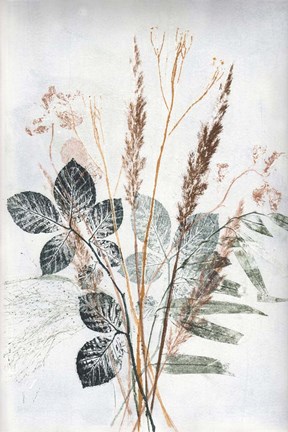 Framed Bouquet 2 Natural Print