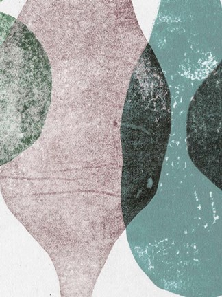 Framed Vases 2 Teal Print