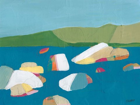 Framed Sand Harbor No. 2 Print