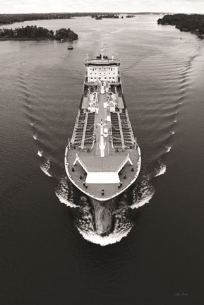 Framed Marking Waves Print