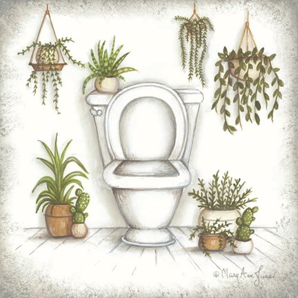 Framed Serene and Green Print