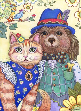 Framed Best Dressed Pets Print