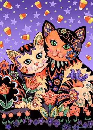 Framed Best Friends Halloween II Print