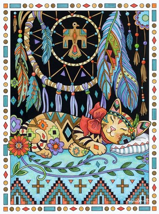 Framed Dreamcatcher Print