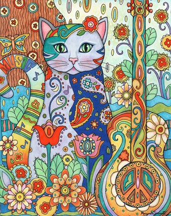 Framed Music Is Life Print