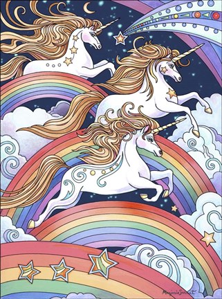 Framed Over The Rainbows Print