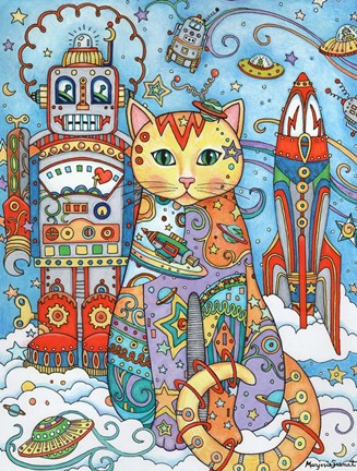 Framed Space Wonder Print