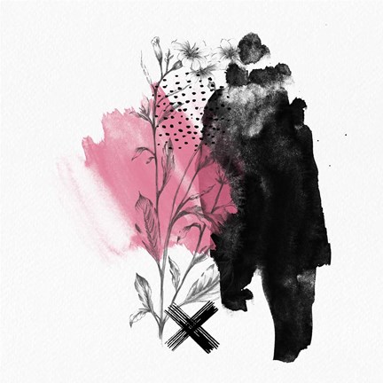 Framed Abstract Art Composition III Print