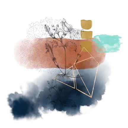 Framed Abstract Art Composition VI Print