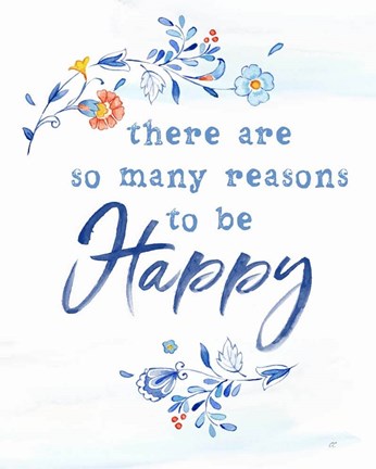 Framed Mediterranean Breezes XI Print