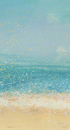 Framed Beach Splatter I Crop Print