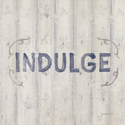 Framed Victorian Bath Words IV Sq Print