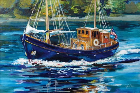 Framed Heading to the Show Print