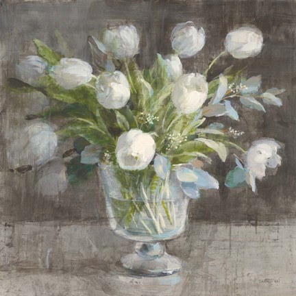 Framed Serene Tulips Print