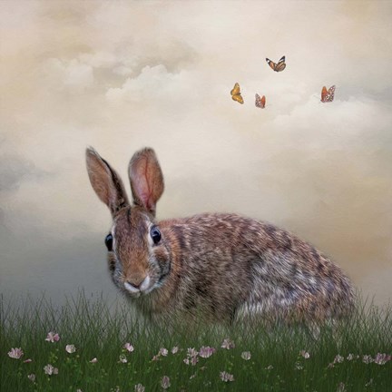 Framed Spring Softie Print