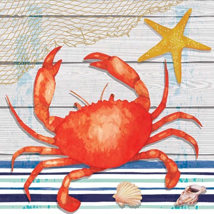 Framed Crab Print