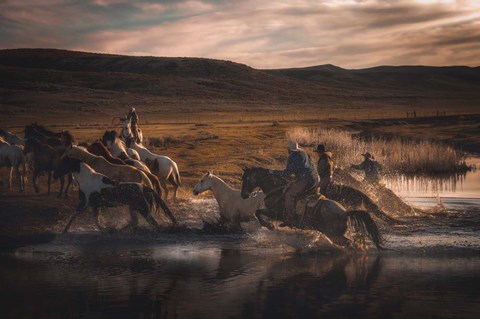 Framed Take the Jump Print