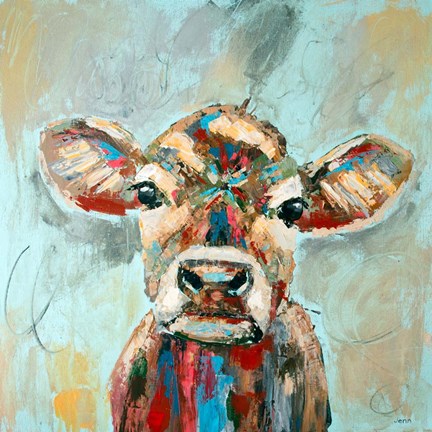 Framed Jersey Cow Print